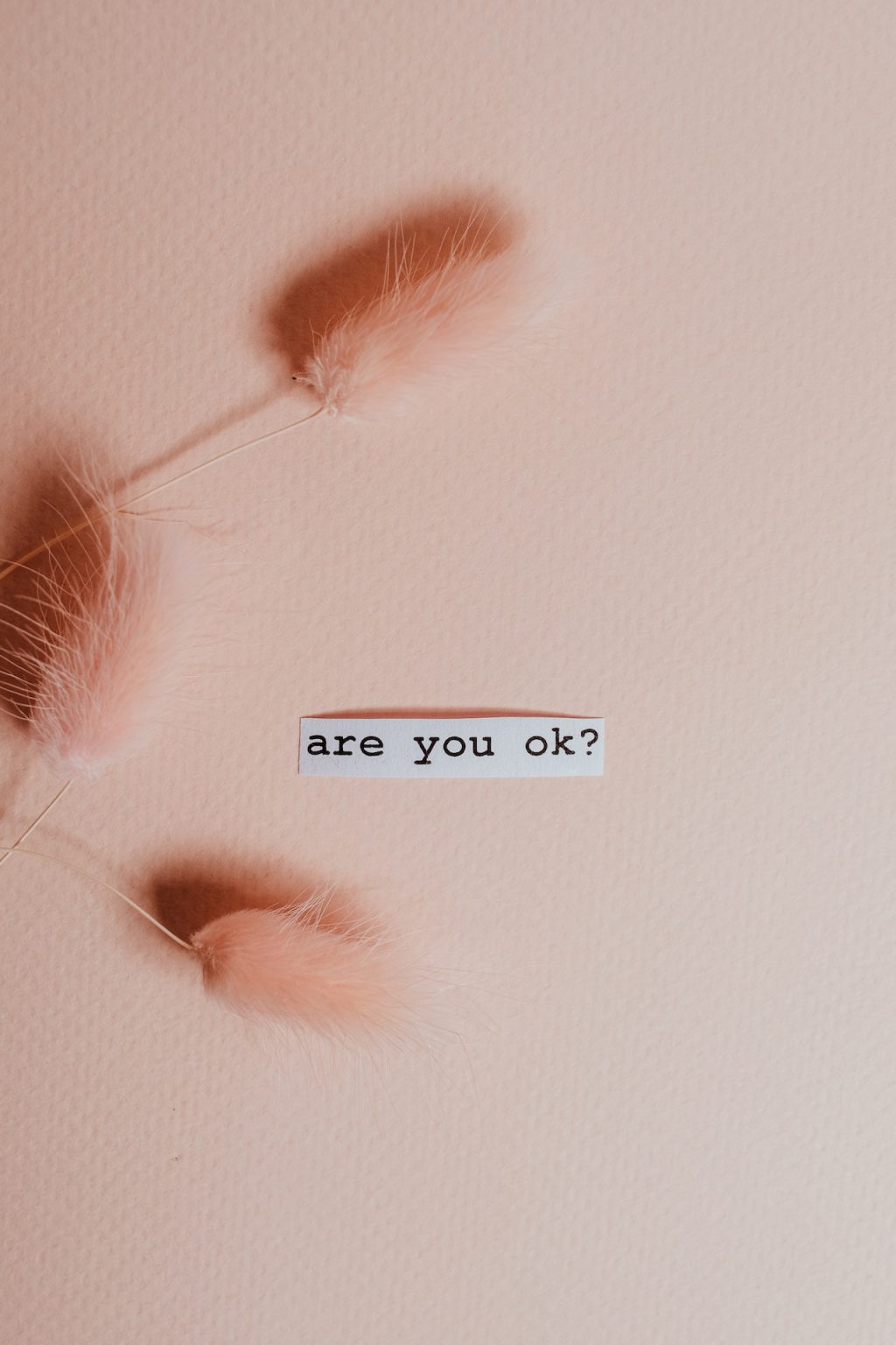 Text that says Are you ok?